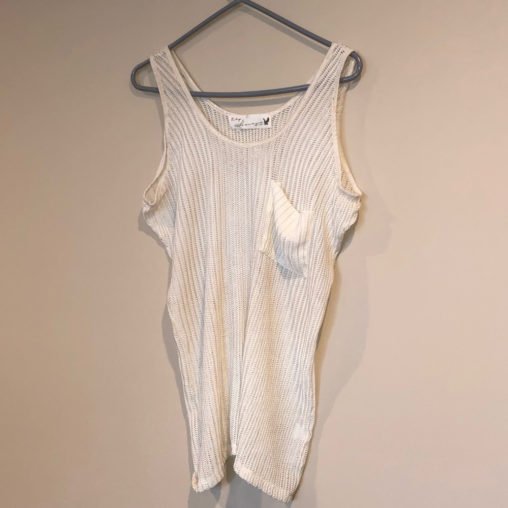 Vintage Havana Cream Knit Tank Top